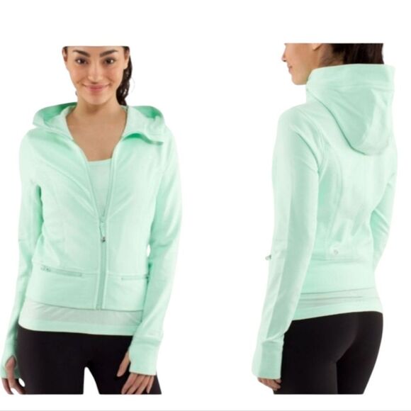Lululemon Throw Me Over Hoodie In Fresh Teal Green Size 6 - Picture 1 of 12